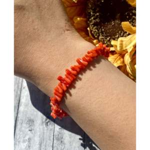 Handmade Bohemian <b>Beaded</b> <b>Bracelet</b>-Southwest Red Coral & Sterling <b>Silver</b> - Product Image 2