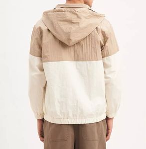 Veste coupe-vent pour homme de marque personnalisée, été, imperméable, respirante, tissu tricoté écologique, taille plus, légère - Product Image 5