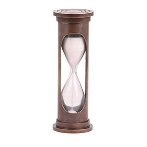 Haute vente temps sablier décoration ornements créatif métal verre heure sablier horloge de bureau pour la décoration intérieure à bas prix quantité minimale de commande - Product Image 2