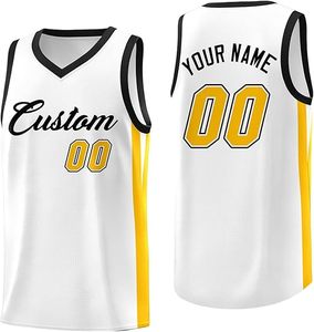 Maillots de basket-ball pour hommes, logo personnalisé, uniformes d'équipe, maille respirante à séchage rapide sublimée, fournisseur en gros OEM en vrac - Product Image 1