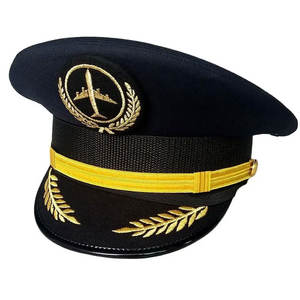 หมวกแก็ปขนสัตว์สีดำปักลายพร้อมหมวกปักลายยุทธวิธีสำหรับเจ้าหน้าที่หมวกมียอดแหลมอุปกรณ์เสริมเครื่องแบบ - Product Image 4