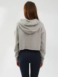 Sweat à capuche décontracté et simple pour femmes OEM avec logo personnalisé Fournisseur direct d'usine - Product Image 3