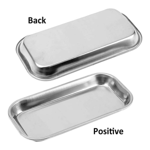 ถาดใส่เครื่องมือแพทย์แบบใช้ซ้ำได้ ขนาด 10 x 8 x 2 นิ้ว วัสดุคุณภาพพรีเมียม รับทำโลโก้ตามสั่ง ถาดผ่าตัดระดับมืออาชีพ - Product Image 6