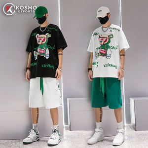 Design personnalisé 100% coton de haute qualité Street Wear T-shirt graphique personnalisé imprimé T-shirt unisexe oversize pour hommes - Product Image 6