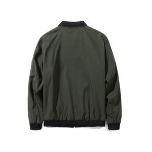 Blouson bombardier en vrac de haute qualité veste super unisexe en satin de soie vestes universitaires de baseball personnalisées - Product Image 6