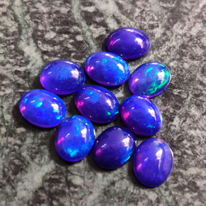สีฟ้าโอปอล Cab,ธรรมชาติโอปอล Cabochon เอธิโอเปีย,อัญมณีหลวมสำหรับการทำเครื่องประดับ - Product Image 5