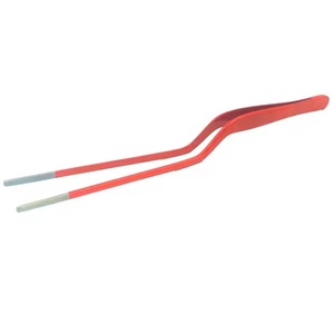 Pinzas de Cocina de Silicona de Grado Alimenticio, Pinzas de Metal Rojo para Emplatado, 20 cm, Aptas para Lavavajillas, Ligeras, MEDICAB - Product Image 4