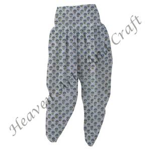 Pantalon de nuit respirant à imprimé floral en coton avec fermeture à cordon pour toutes les saisons - Product Image 6