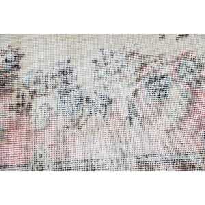 Tapis de 1,3 x 4,8 pieds, tapis vintage, tapis turc en laine marron avec motifs de plantes et d'arbres - Product Image 5