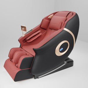 Oferta Relámpago 40% de Descuento, Silla de Masaje Inteligente 4D OEM ODM, Cuero PU, Estilo Clásico, Masaje Corporal Completo con Control de Tiempo, Masajeador de Pies - Product Image 1