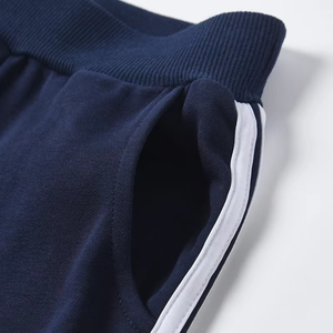 เลกกิ้งผ้าแคนวาสสำหรับผู้ชายกางเกงกีฬาขาตรงทรงหลวมระบายอากาศได้ดียืดหยุ่นแบบกำหนดเองได้ - Product Image 3