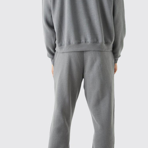 Style de remise en forme personnalisé hommes 100% coton Chenille doublure polaire survêtement sérigraphie brodé à capuche logo patchs - Product Image 6