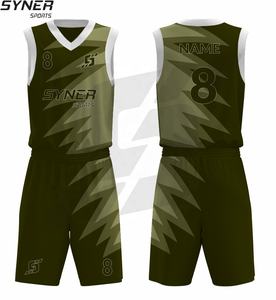 Maillot de basket-ball ensemble confortable respirant grande taille été personnalisé nom de l'équipe personnalisé 100% Polyester sans manches basket-ball - Product Image 5