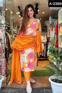 Vestido de mujer con bordado pesado Georgette Anarkali para boda y Festival, vestido de lujo Kurtis de seda Mashin pesada - Product Image 5