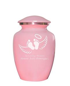 Urnes de crémation pour bébés roses, urne pour chats, chiens, urne de crémation, urnes de cendres avec gravure personnalisée (empreinte) - Product Image 2