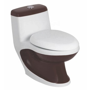 Venta caliente al por mayor S Trap WC Juego de inodoro Artículos sanitarios Armario de agua Inodoros de cerámica de una pieza para Baño - Product Image 5