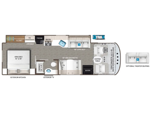 Caravane de voyage T-h-o-r H-u-r-r-i-c-a-n-e 29M d'occasion 2024 - Product Image 3