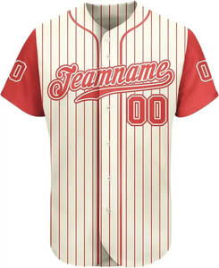 Camiseta de Béisbol Raglán Personalizada en Oferta, 100% Poliéster, Cómoda, con Botones, Jersey de Béisbol Personalizado - Product Image 3