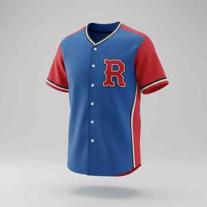 Uniformes de baseball pour adultes légers et respirants en gros, kits d'équipe scolaire personnalisés en sublimation 3D, baseball de petite ligue 100% - Product Image 5