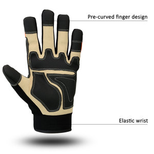 Guantes DE TRABAJO mecánicos antideslizantes de nuevo estilo, superventas, guantes de trabajo de seguridad mecánica de alta calidad, guantes de cuero de Pakistán - Product Image 3
