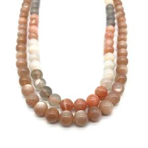 Piedra lunar de arcoíris Natural, hermosas cuentas de fuego, fabricación de joyas, Chakra, curación, meditación, Equilibrio Energético, regalo, poder espiritual, brillo - Product Image 3