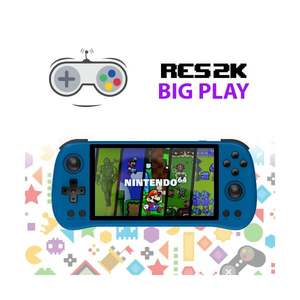 เครื่องเล่นเกมเรโทร RES2k BIG PLAY พร้อมเกม 18000 เกม 45 คอนโซล รองรับการเชื่อมต่อ Wi-Fi สำหรับเล่นวิดีโอเกมและเป็นของขวัญ - Product Image 1