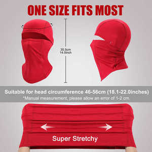 หน้ากากสกีสำหรับผู้ชายและผู้หญิง, หน้ากากแบบเต็มศีรษะหน้ากากสกีหมวกคลุมศีรษะมีฮู้ดหน้ากากสำหรับขี่รถจักรยานยนต์หิมะวิ่งในสภาพอากาศหนาวเย็น - Product Image 2