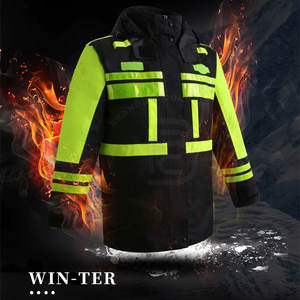 Vestes de sécurité respirantes haute visibilité pour la construction, vêtements de travail, vestes coupe-vent sur mesure, vestes haute visibilité pour le travail - Product Image 4