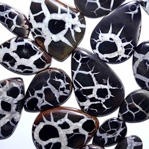 Offre Spéciale : Pierre Gemme Septarienne Véritable Polie en Cabochon pour Pendentif, Bague, Collier, Bracelet – Disponible à Bon Prix - Product Image 6