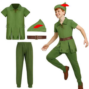 Disfraz de Peter Pan para Niños, para Halloween y Fiestas, con Trajes y Vestidos de Personajes Animales - Product Image 1
