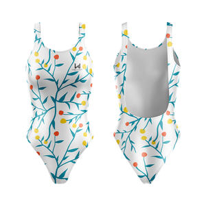 Custom New <b>Women's</b> Professional Training <b>Tight</b> Bikini Swimsuit <b>Sexy</b> Crossover Beautiful Back New Arrival Swimming Bodysuit - Product Image 1