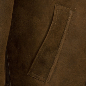 Veste de motard vintage pour homme sur mesure, col rabattu, cuir PU, imperméable, coupe-vent, logo frontal, haute qualité, style urbain - Product Image 6