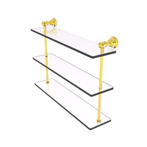Estantes de latón flotantes con estilo con diseño minimalista adecuado para la decoración de lujo interior del hogar contemporáneo moderno - Product Image 1