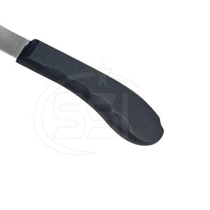 Cuchillo Profesional para Pezuñas, Cureta Quirúrgica Veterinaria con Mango Negro para Cirugía Animal, Instrumento Duradero de Acero Inoxidable - Product Image 4