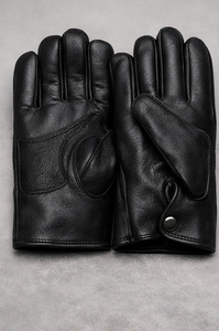 Gants de cérémonie en cuir tactique noir pour smoking, serveur, fanfare, usage formel et par temps froid - Product Image 2