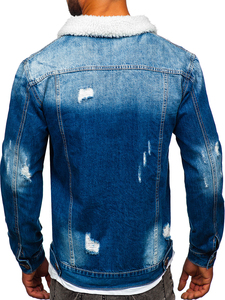 Custom Street Fashion Denim <b>Jacket</b> Premium Cotton Construction Casual Outerwear for Retail Stores and Clothing Brands - Product Image 2