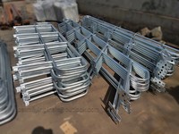 Balustrades et garde-corps d'escalier en acier inoxydable Tuyau d'acier galvanisé pour l'extérieur