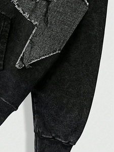 Sudaderas con Capucha de Invierno Personalizables de Alta Calidad con Bordado Desgastado para Hombre, OEM, Felpa Lavada al Ácido, Transpirable y Ecológica - Product Image 3