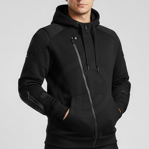 Comfortable Solid Hooded Winter Motorbike Hoodies 2026 Eco-Friendly Breathable Polyester/Cotton Fleece Moto Biker Style - Product Image 3