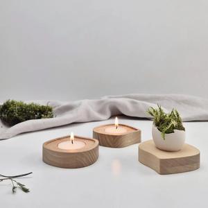 Porte-bougie chauffe-plat en bois de qualité export, cadeau pour la maison, décoration de table de Pâques pour l'aménagement intérieur, disponible à prix d'exportation - Product Image 1