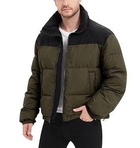 Chaqueta acolchada de burbuja para hombre, cortavientos acolchado grueso para invierno y otoño - Product Image 1