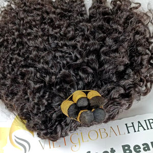 100% Original vietnamien naturel cheveux humains meilleure qualité birman bouclés tressage cheveux bruts faisceaux en gros prix usine - Product Image 1