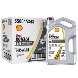 Haute performance pour Rotella T5 mélange synthétique huile pour moteur diesel SAE 15W-40/10W-30 pour moteurs lourds Conditions difficiles - Product Image 5