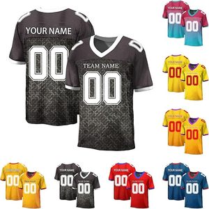 Maillots de football américain personnalisés de qualité unique, en gros, 100% polyester, respirants, imprimés par sublimation/broderie - Product Image 6