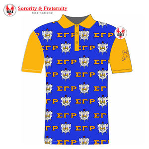 Personalizado griego al por mayor Sigma Gamma Rho hermandad de mujeres ropa sublimada gradiente Polo Parafernalia griega - Product Image 5