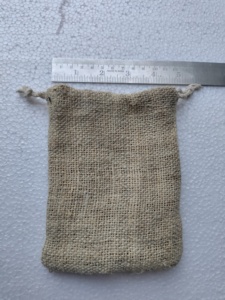 Bolsas con cordón de tela de yute ecológicas hechas a medida, cuerdas de algodón orgánico, bolsas de regalo de estilo moderno, varios tamaños para reventa - Product Image 5