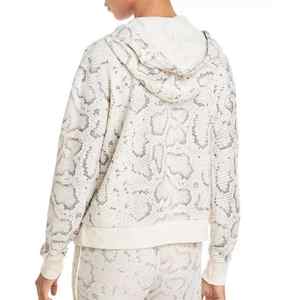 Nuevo conjunto deportivo y de ocio de dos piezas para hombres y mujeres, Sudadera con capucha de otoño e invierno y pantalones de chándal de lana, chándal estampado - Product Image 2