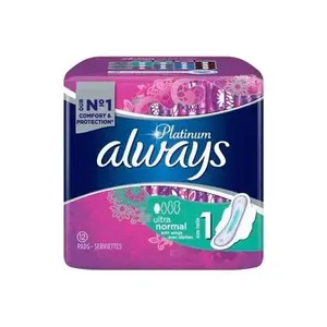 Toallas Sanitarias Nocturnas con Alas, Ultra Finas, de Algodón Orgánico Transpirable, para Uso Nocturno, Precio al por Mayor - Product Image 6