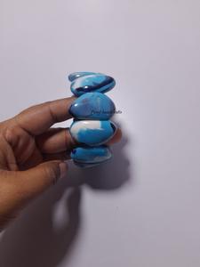 2024 New <b>Fashion</b> Multi-Color Resin <b>Bracelet</b> Handmade Agate Bangle Attractive and Popular Gift From India Hot Selling - Product Image 2