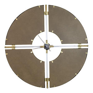Horloge murale analogique de style antique personnalisable avec miroir et couleur et taille personnalisées pour la décoration de la maison et de l'hôtel - Product Image 3